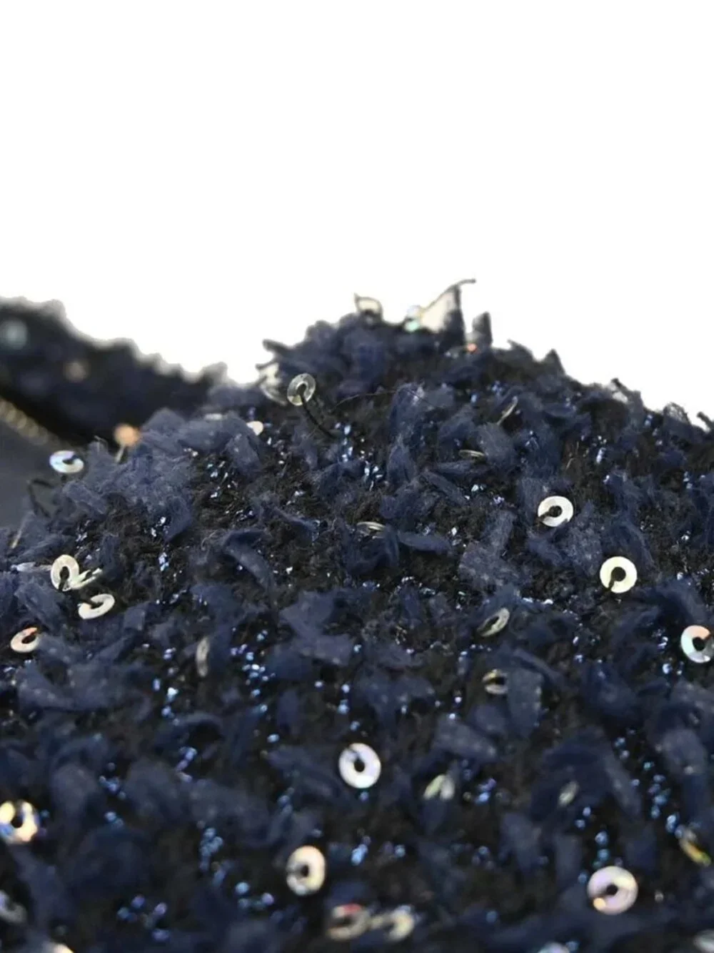 Chanel Navy Tweed Nylon